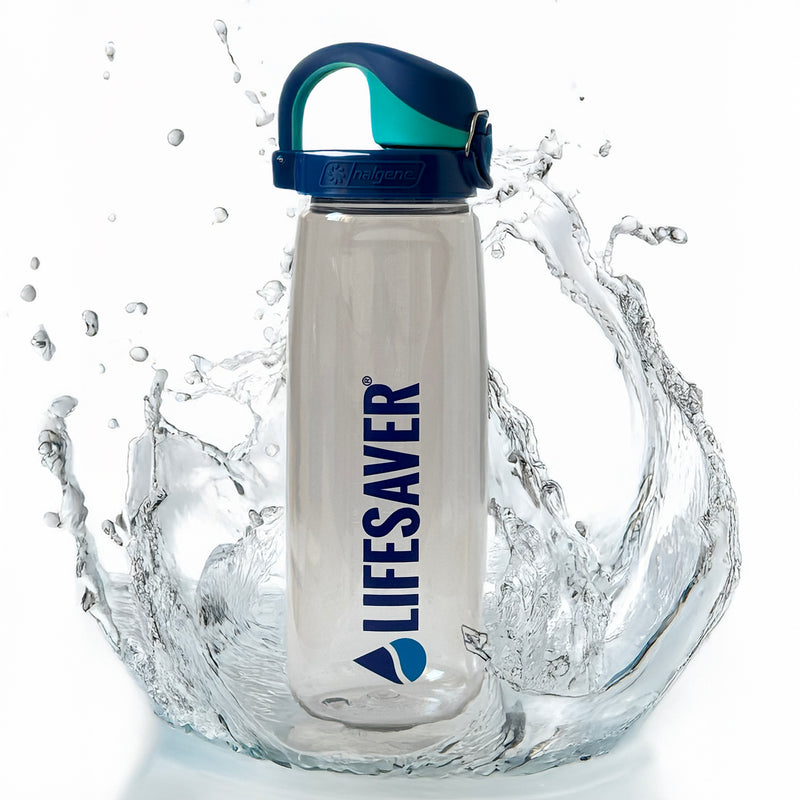 Cargue la imagen en el visor de la galería, A LifeSaver Nalgene bottle splashing into water