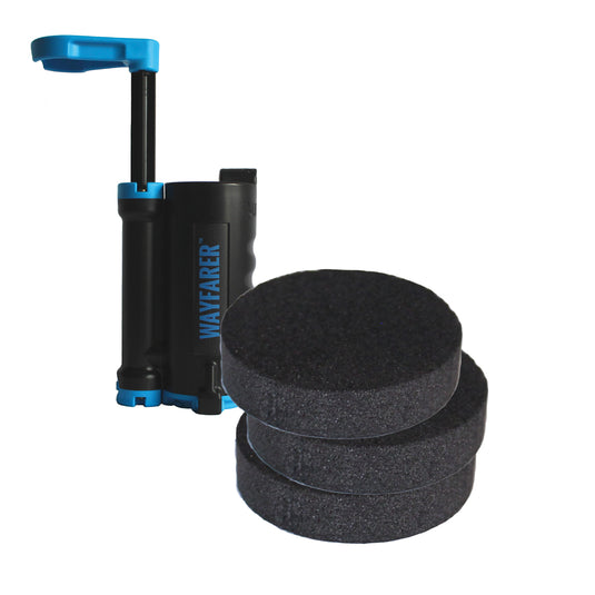 Discos de carbón de LifeSaver Wayfarer™ x3