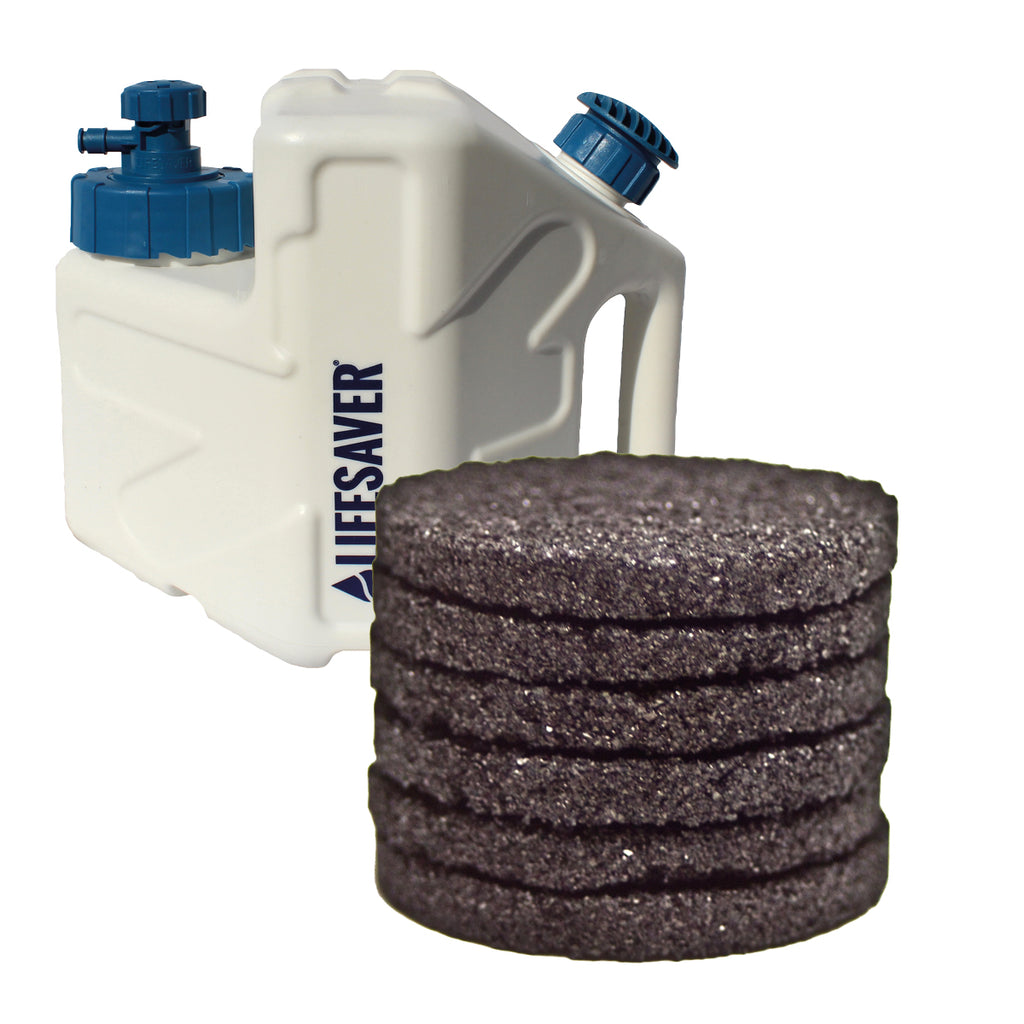Filtros de carbón activado de LifeSaver Cube (paquete de 6)