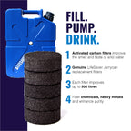 Filtros de carbón activado de Jerrycan LifeSaver (paquete de 5)