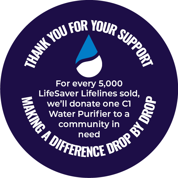 LifeSaver Lifeline y bolsa de gravedad