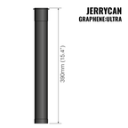 Graphic showing the dimensions of a Jerrycan Graphene:Ultra Filter Cartridge