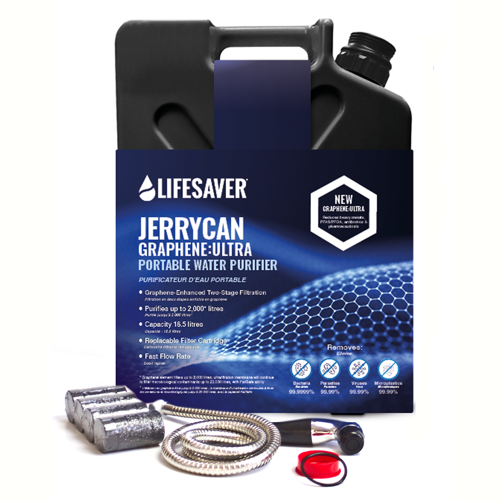 LifeSaver Jerrycan Graphene:Ultra Pack de Preparación Familiar