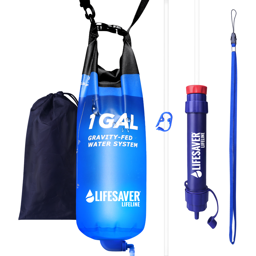 LifeSaver Lifeline y bolsa de gravedad