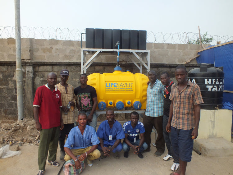 LifeSaver C2 installed in Sierra Leone with happy locals