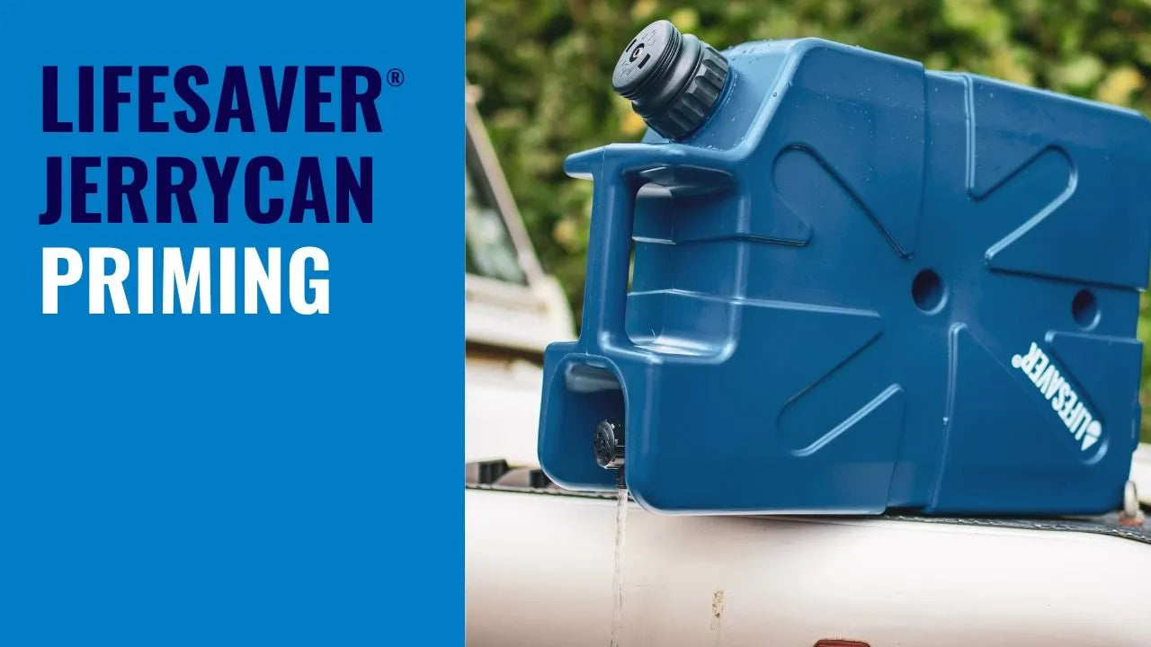 How to prime your LifeSaver Jerry can